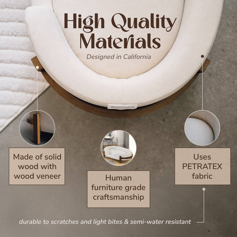 The Belle - Premium Modern Pet Bed by WHISKERHAUS